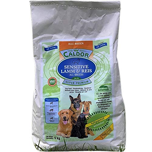 Caldor kaltgepresst | Adult Sensitive Lamm mit Reis | alle Hunderassen | ohne Weizen (15 kg) von Caldor