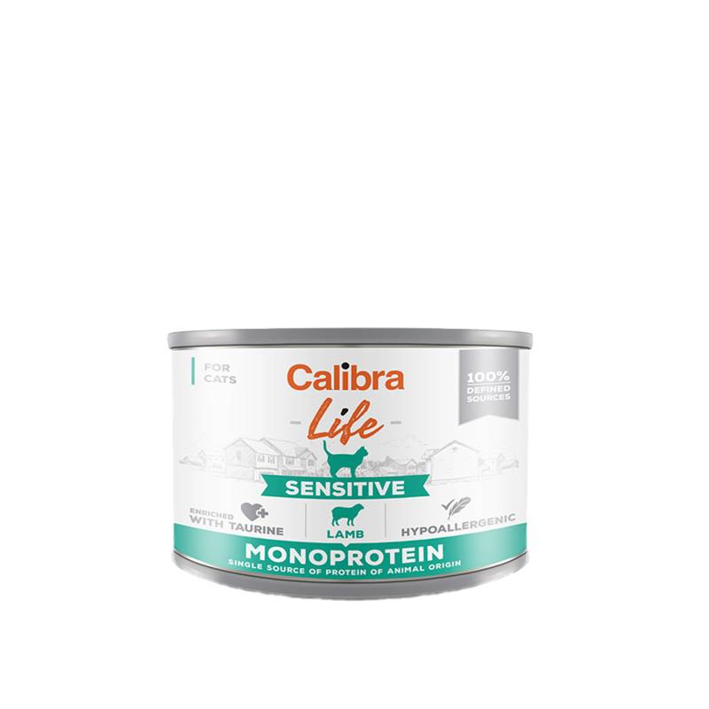 Calibra Cat Life Sensitive Nassfutter - Lamm - 6 x 200 g von Calibra