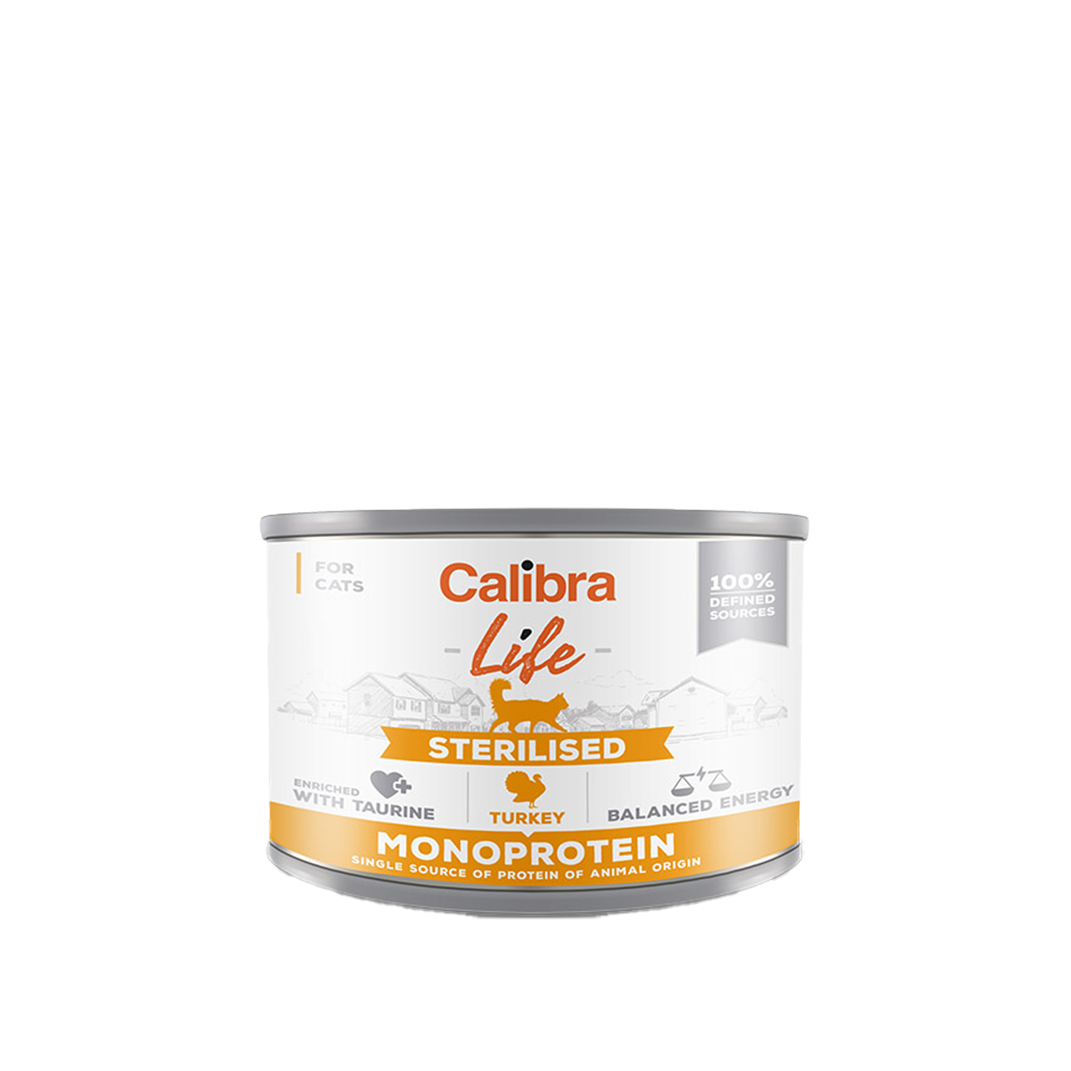 Calibra Cat Life Sterilised Nassfutter - Truthahn - 6 x 200 g von Calibra