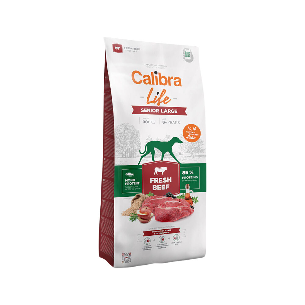 Calibra Dog Life Senior Große Rassen - Rindfleisch - 12 kg von Calibra