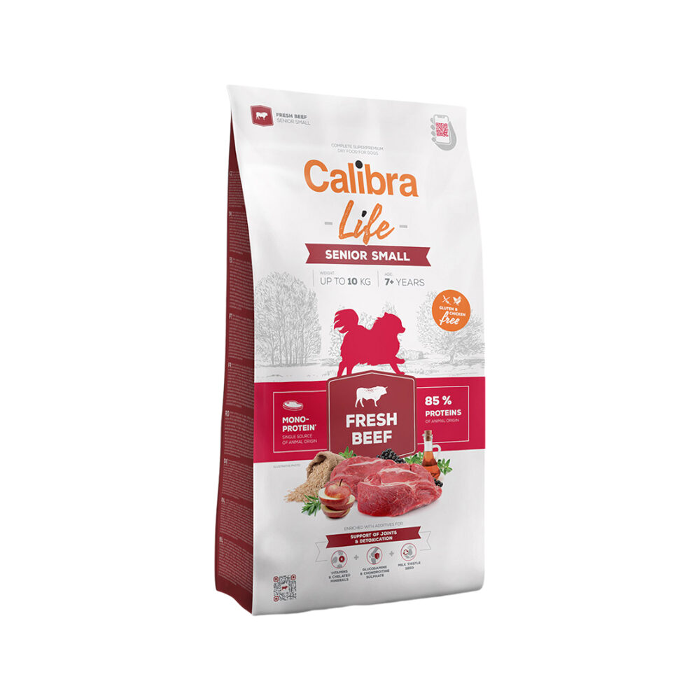 Calibra Dog Life Senior Kleine Rassen - Rindfleisch - 1,5 kg von Calibra