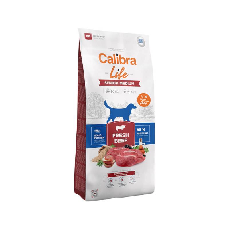 Calibra Dog Life Senior Medium Breed - Rindfleisch - 12 kg von Calibra