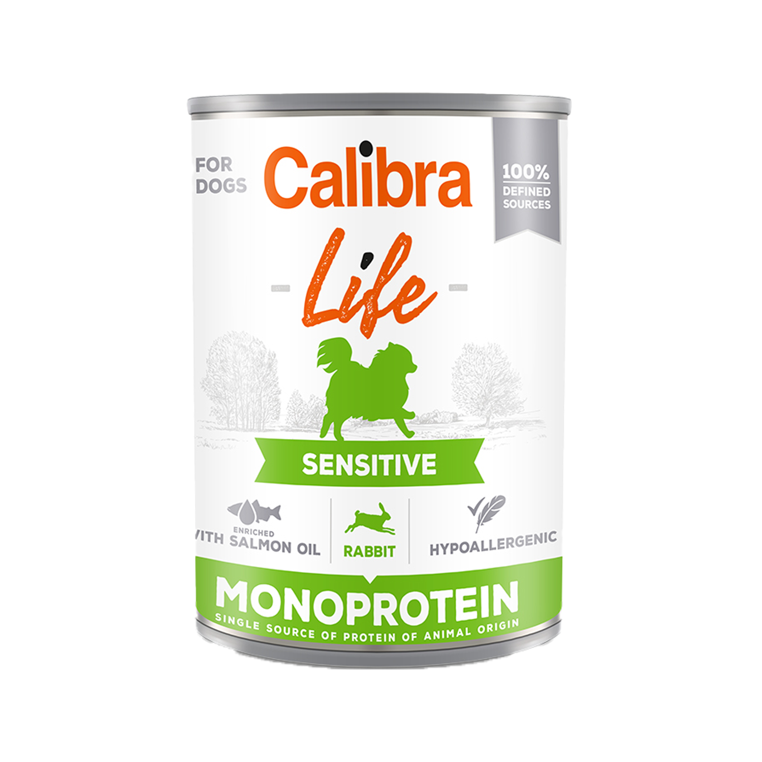 Calibra Dog Life Sensitive Nassfutter - Kaninchen - 6 x 400 g von Calibra