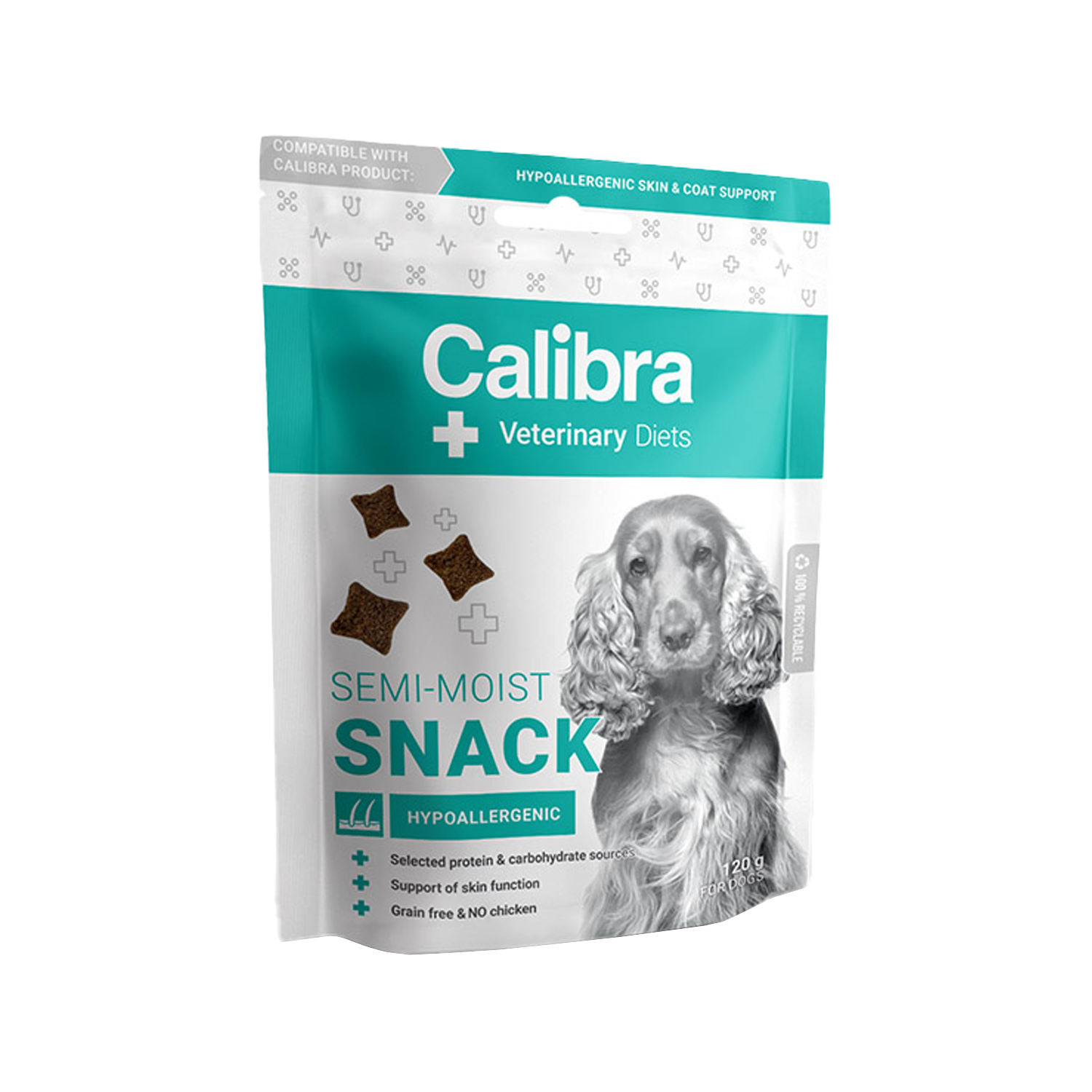 Calibra Dog Veterinary Diets - Hypoallergenic Semi-Moist Snack - 120 g von Calibra