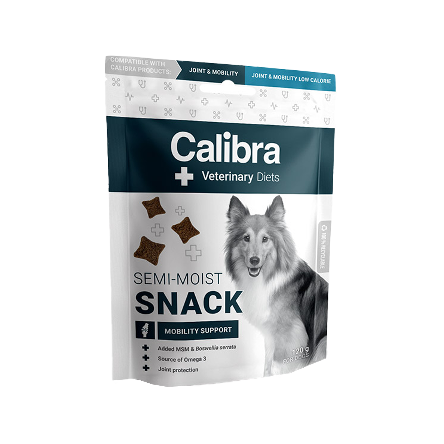 Calibra Dog Veterinary Diets - Mobility Support Semi-Moist Snack - 120 g von Calibra