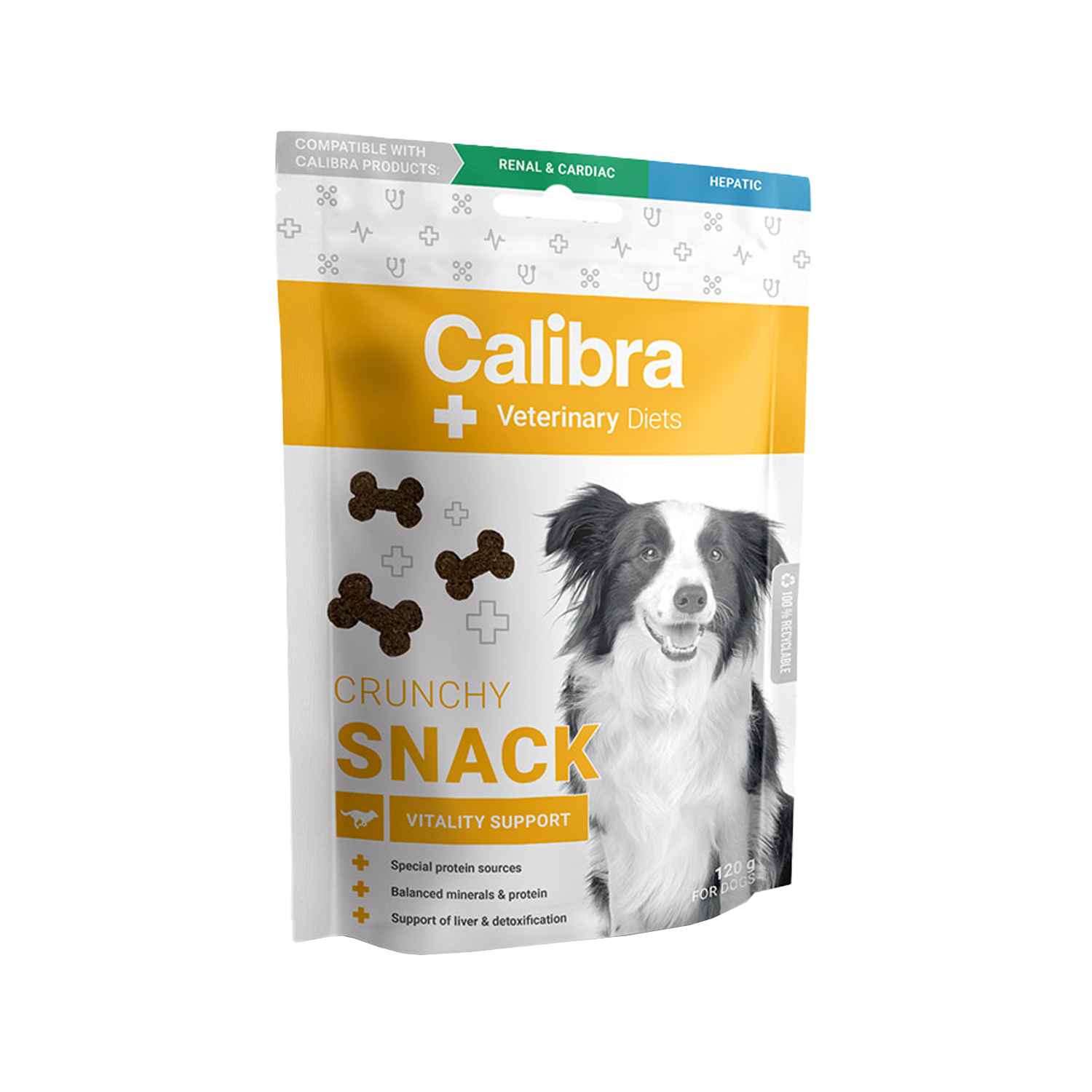 Calibra Dog Veterinary Diets - Vitality Crunchy Snack - 120 g von Calibra