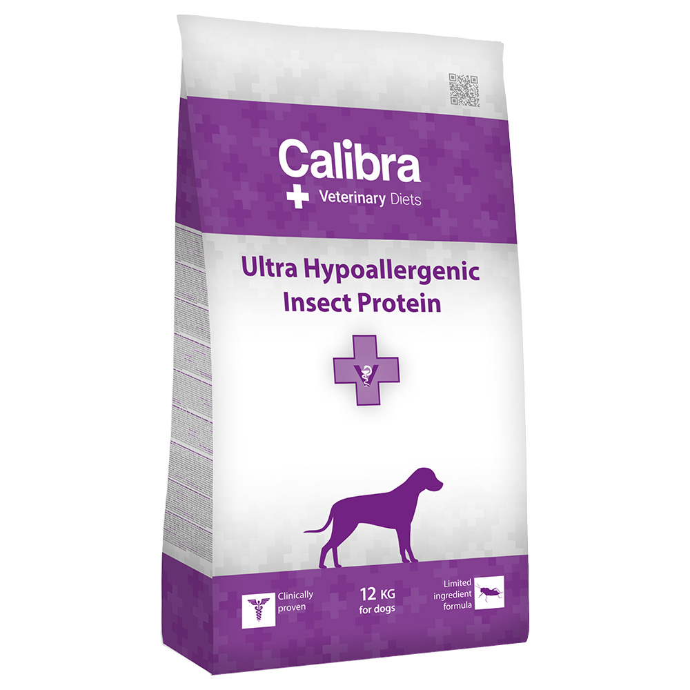 Calibra Veterinary Diet Dog Ultra-Hypoallergenic Insect - Sparpaket: 2 x 12 kg von Calibra