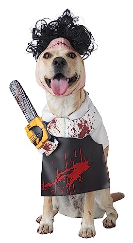 California Costumes Dogs' Multicoloured Texas Chainsaw Mutt Halloween Horror Movie Dog Fancy Dress Costume von California Costumes