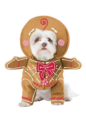 Lebkuchenwelpe Hundekostüm, Größe L, Beige von California Costumes