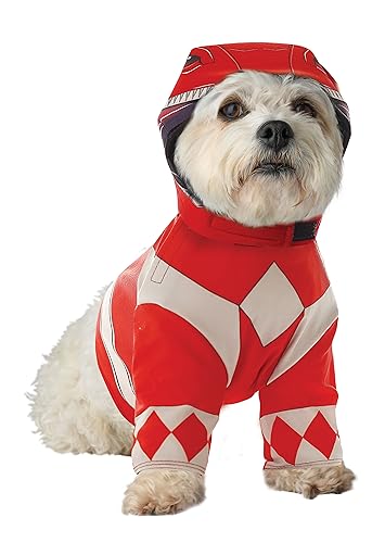 California Costumes Power Rangers Hundekostüm, Rot, Größe S von California Costumes