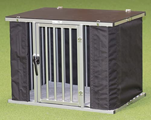 Callieway Faltbare/Klappbare ALU DOGBOX/Hundebox/Transportkäfig klappbar (3XL Super) von Callieway