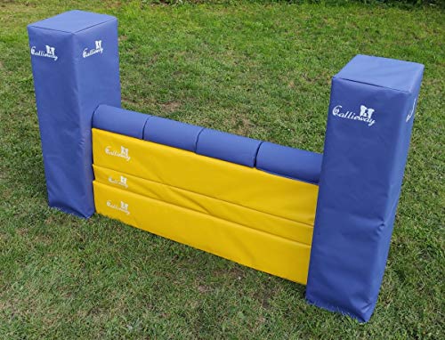 Callieway Turnier Agility Mauer „Bounce Over - Soft“ – alle FCI Sprunghöhen (gelb/blau) von Callieway