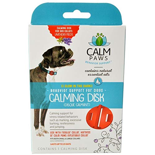 Calm Paws Beruhigungsscheibe für Hundehalsbänder, 1 Stück, 3 Stück von Calm Paws