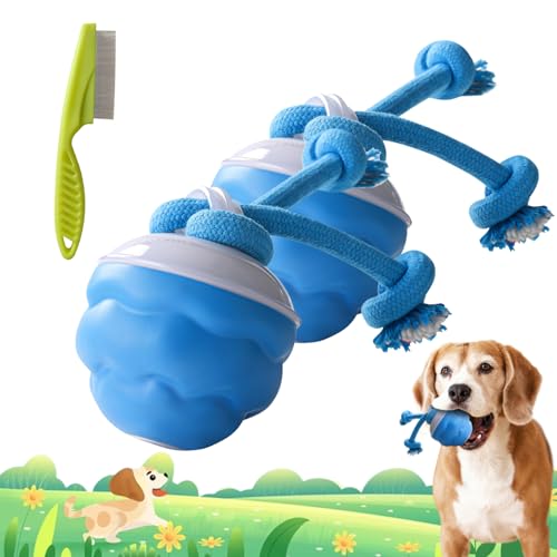 Camic Power Tail 2.0 Dog Toy, Powertail 2.0, Smart Jumping Ball Dog Toy to Keep Them Busy, Interactive Dog Toys for Small, Medium, Large Dogs, USB Rechargeable (2Pcs) von Camic