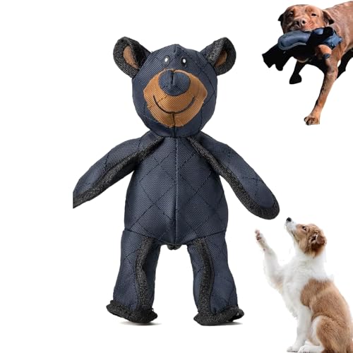 Camic Unbreaka-Bear, Indestructible Bear Dog Toy, 2025 New Unbreakable Bear Plush Toys Suitable for Small and Large Dogs, Aggressive Chewers Stuffed Plush Dog Squeaky Toy (1 Pcs) von Camic