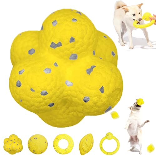 The Mellow Dog Calming Ball, Mellow Dog Emotional Support Ball, Chewable Calming Balls for Dogs, Fun Toys and Chew Toy for Any Size Dog, Dog Tennis Balls for Aggressive Chewers (A) von Camic