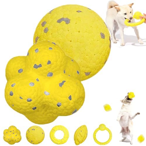 The Mellow Dog Calming Ball, Mellow Dog Emotional Support Ball, Chewable Calming Balls for Dogs, Fun Toys and Chew Toy for Any Size Dog, Dog Tennis Balls for Aggressive Chewers (AB) von Camic