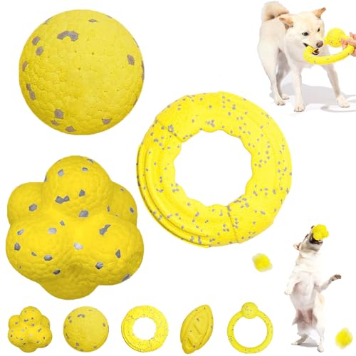 The Mellow Dog Calming Ball, Mellow Dog Emotional Support Ball, Chewable Calming Balls for Dogs, Fun Toys and Chew Toy for Any Size Dog, Dog Tennis Balls for Aggressive Chewers (ABD) von Camic