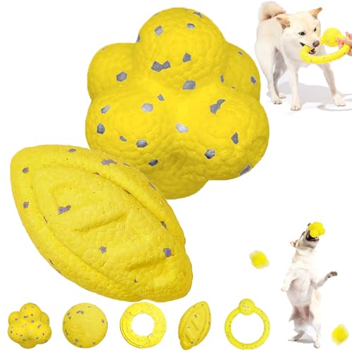 The Mellow Dog Calming Ball, Mellow Dog Emotional Support Ball, Chewable Calming Balls for Dogs, Fun Toys and Chew Toy for Any Size Dog, Dog Tennis Balls for Aggressive Chewers (AC) von Camic