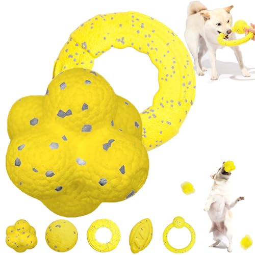 The Mellow Dog Calming Ball, Mellow Dog Emotional Support Ball, Chewable Calming Balls for Dogs, Fun Toys and Chew Toy for Any Size Dog, Dog Tennis Balls for Aggressive Chewers (AD) von Camic