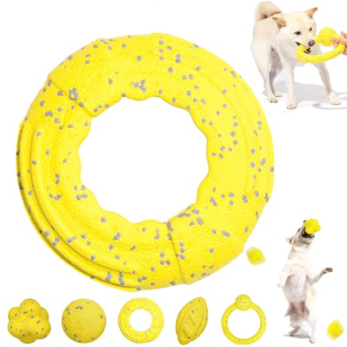 The Mellow Dog Calming Ball, Mellow Dog Emotional Support Ball, Chewable Calming Balls for Dogs, Fun Toys and Chew Toy for Any Size Dog, Dog Tennis Balls for Aggressive Chewers (D) von Camic