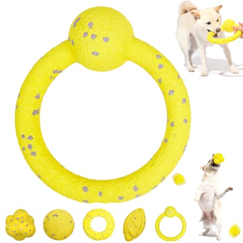 The Mellow Dog Calming Ball, Mellow Dog Emotional Support Ball, Chewable Calming Balls for Dogs, Fun Toys and Chew Toy for Any Size Dog, Dog Tennis Balls for Aggressive Chewers (E) von Camic