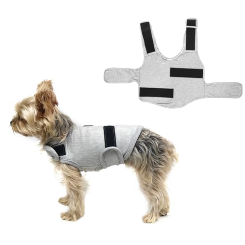 Camidy Dog Anxiety Vest, Adjustable Dog Thunder Jacket Dog Anxiety Relief Coat Reflective Strip Calming Jacket for Anxiety Fireworks Thunder von Camidy