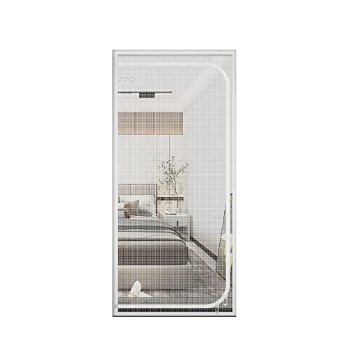 Camidy Reinforced Cat Screen Door, Pet Resistant Mesh Screen Door, Pets Proof Zipper Screen Door for Living Room, Bedroom, Kitchen, Patio, Stop Cats Dogs Running Out von Camidy