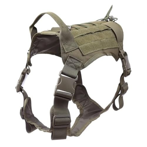 Camidy Tactical Dog Harness with Handle, Tactical Dog Harness for Large Dogs No Pull Harness Training Dog Harness for Walking Camping von Camidy