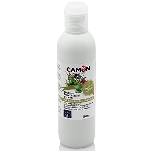 CAMON - Natürliche Fußabdrücke, Shampoo für Hunde mit langem Mantel, 200 ml von Camon