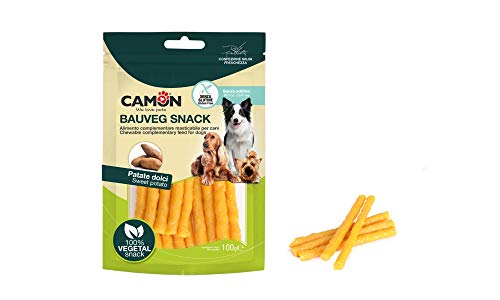 Camon Bauveg Snack Herzchen mit Süßkartoffel für Hunde, 100 g von Camon