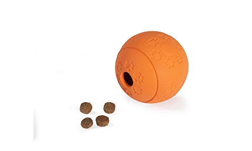 Camon Spiel aus Gummi Snack Ball Ball Snack Spielzeug Hund Ø 8 cm AD057/G von Camon