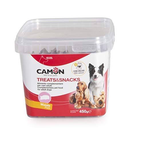 Camon Treats & Snacks Hundekekse mit Schweinegeschmack Hundesnack in Sternform 450g von Camon