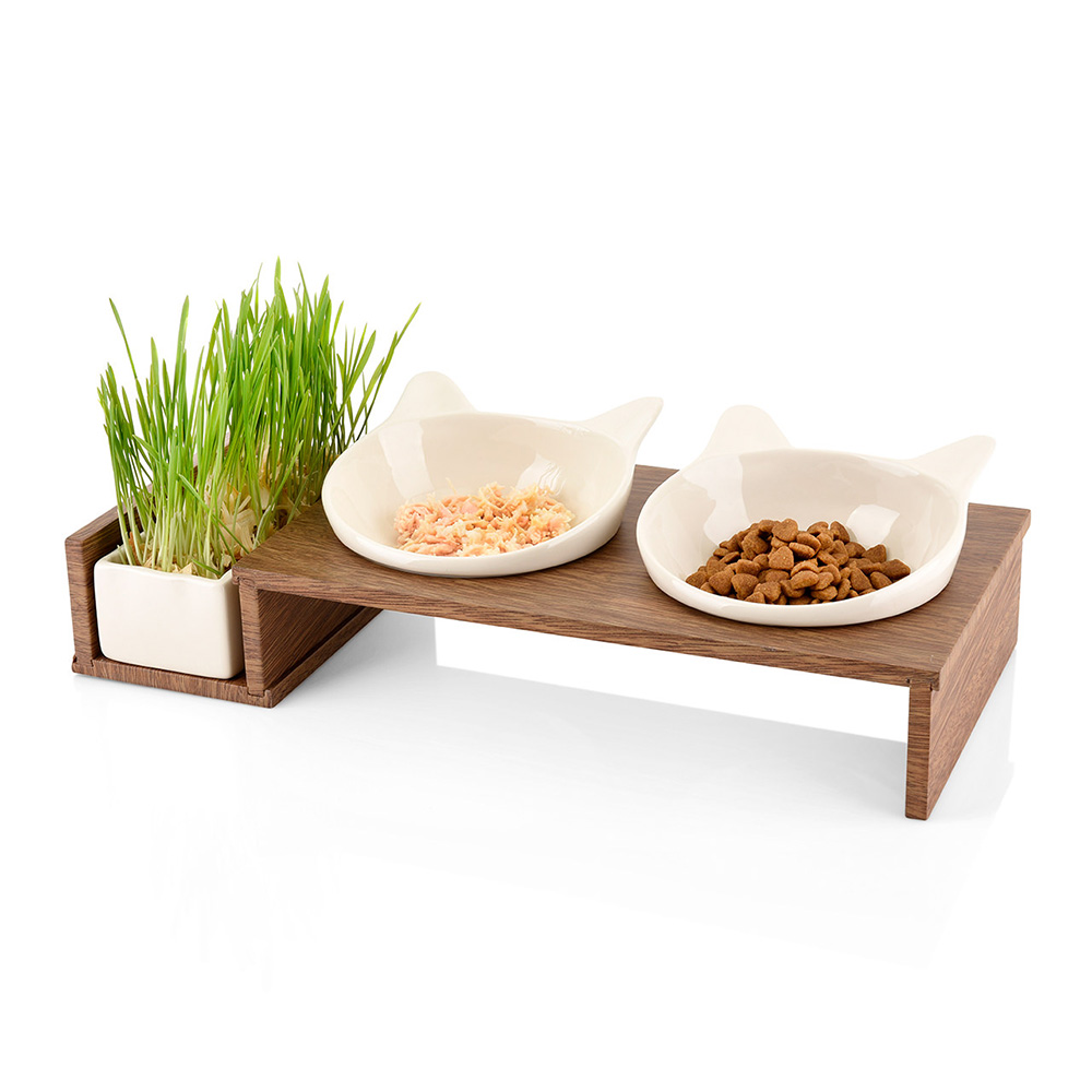 CanadianCat Company Futterbar Cat Diner - Holz: 2 x 250 ml, Ø 15 cm CanadianCat Company Futterbar Cat Diner - Holz: 2 x 250 ml, Ø 15 cm von Canadian Cat Company