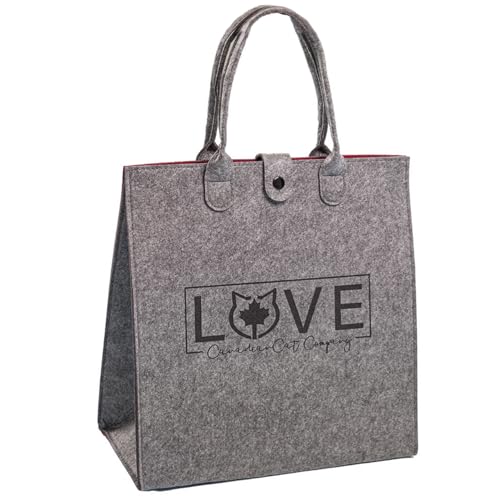 CanadianCat Company | Filzhandtasche FELTIQUE | Shopper - ca. 35 x 18 x 37 cm | Tragetasche von CanadianCat von CanadianCat Company