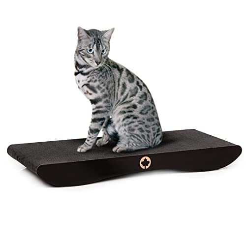 CanadianCat Company | Katzen Kratzbrett Comet | Black Edition - XL | ca. 75 x 30 x 8 cm von CanadianCat Company