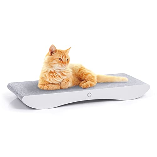 CanadianCat Company | Katzen Kratzbrett Comet | White Edition - L | ca. 60 x 29 x 7 cm von CanadianCat Company