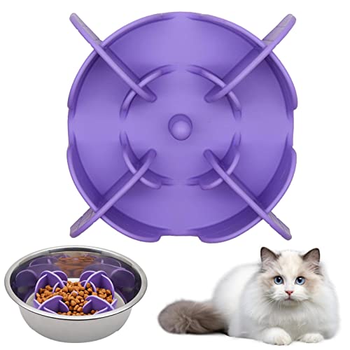 Pet Bowl Slow Feeder - Silikon Slow Feeder Hundenapf | Rutschfester Slow Feeder Katzennapf, Erhöhter Hundenapf, Hundefutternäpfe, Langsamer Napf, Welpennapf, Puzzle Feeders Caneem von Caneem