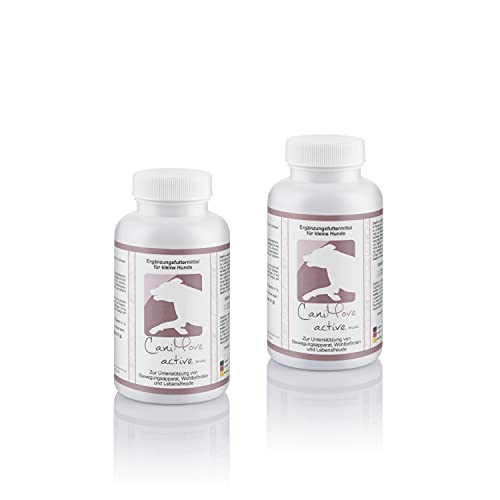 CaniMove Active Mini (200 Tabletten für kleine Hunde) mit 10 Heilkräuter-Extrakten für Bewegungsfreude und Tierwohl (200 Tabletten) von CaniMove