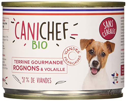 Canichef Terrine für Hunde mit Rognons/Geflügel, ohne Getreide, 200 g von Canichef