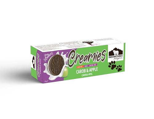 Caniland Creamies - Carob & Apfel Hundekekse | Gebackener Hundekeks mit zarter Füllung, Cookies 1 x 120g von Caniland