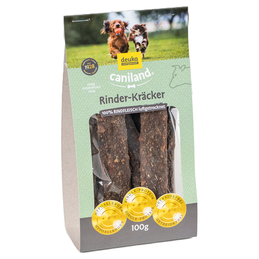 Caniland Rinder-Kräcker - Sparpaket: 5 x 100 g von Caniland