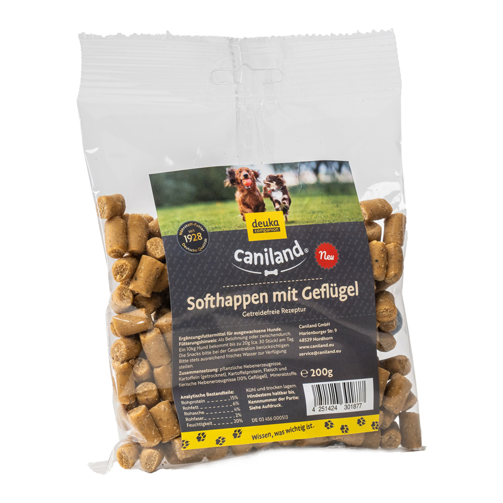 Caniland Softhappen Getreidefrei mit Geflügel - Sparpaket: 2 x 200 g von Caniland