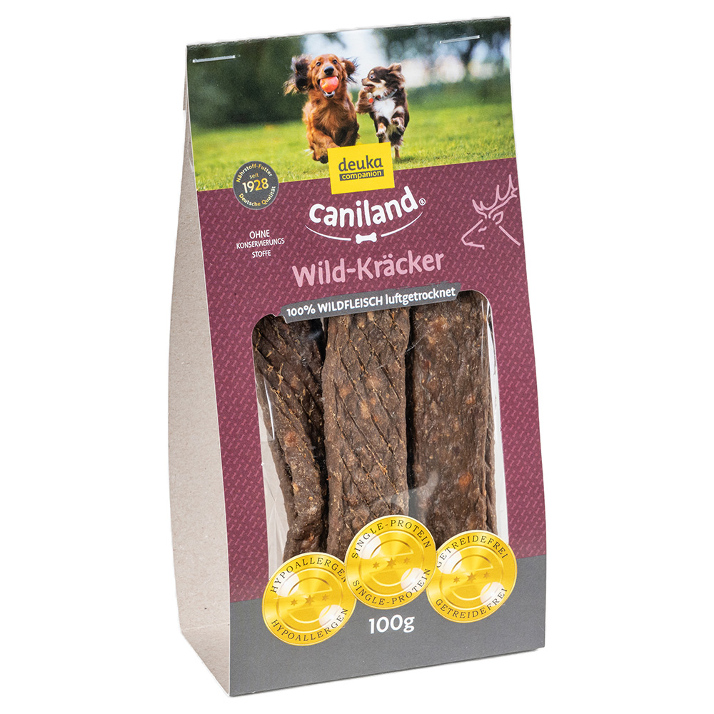 Caniland Wild-Kräcker - Sparpaket: 5 x 100 g von Caniland