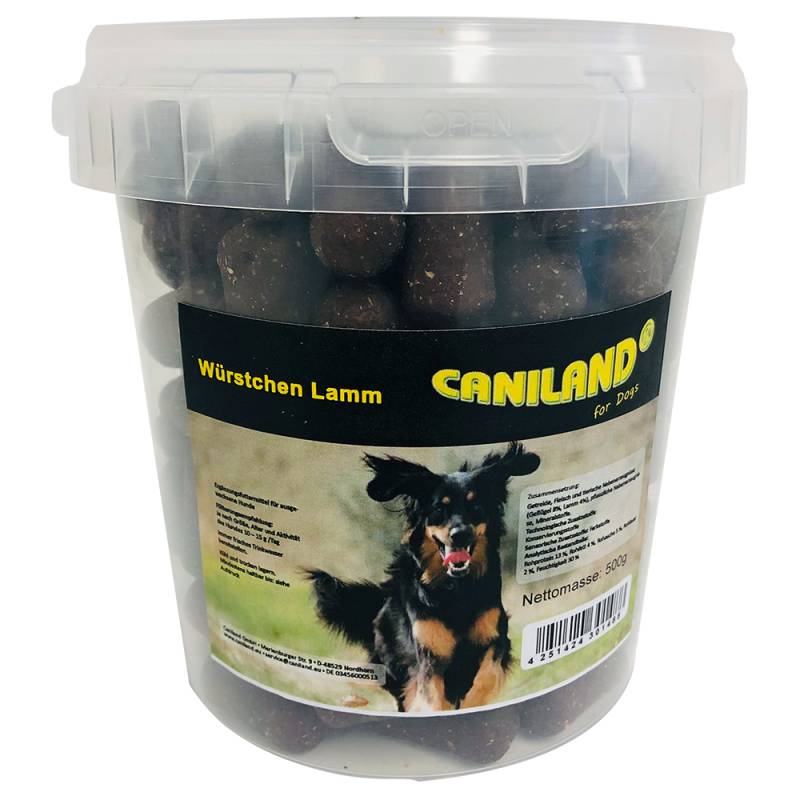 Caniland Würstchen Lamm mit Raucharoma  - Sparpaket: 6 x 500 g von Caniland