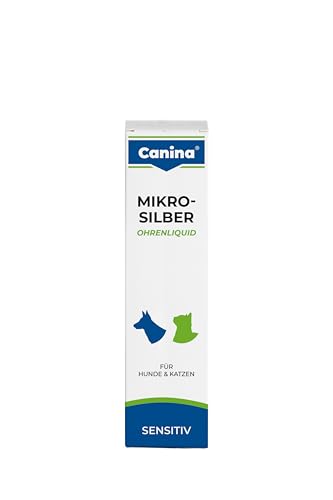 Canina 74260 8 Mikrosilber Ohrenliquid, 50 ml (1er Pack), Weiß von Canina