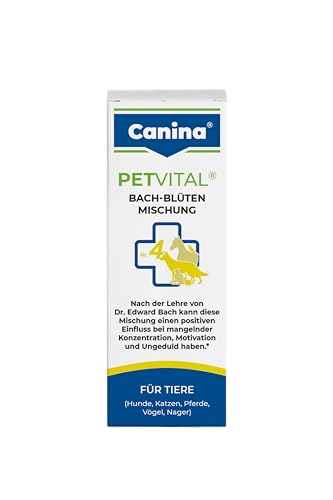 Canina PETVITAL Bach-Blüten No. 4, 1er Pack (1 x 10 g), 70004 2, weiß von Canina