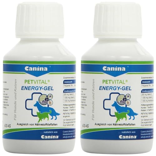 Canina Petvital Energy-Gel 100g, gelblich (Packung mit 2) von Canina