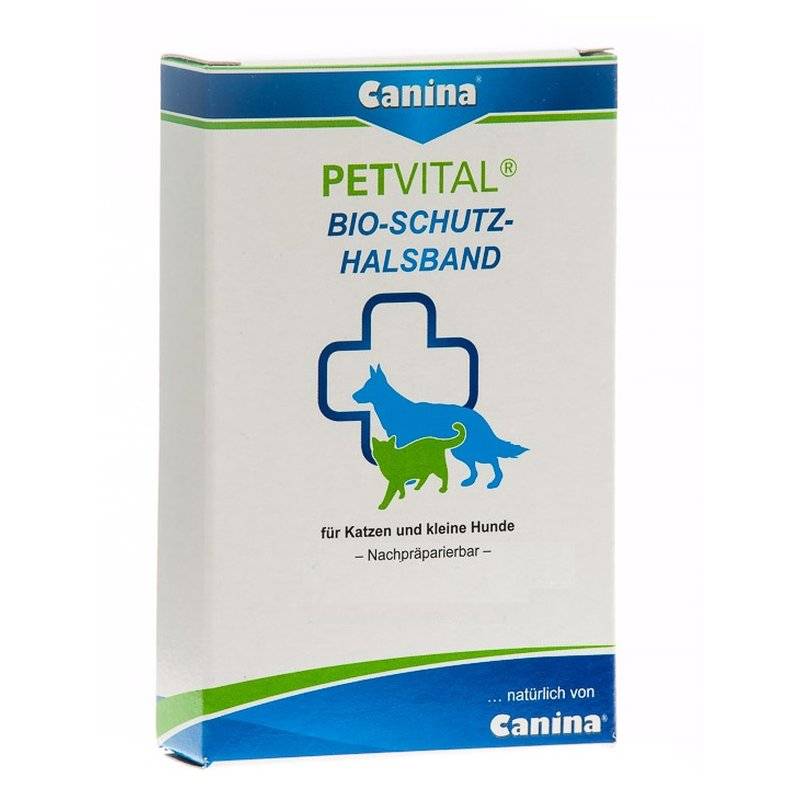 PETVITAL Bio-Schutzhalsband 35cm, für Katzen und kleine Hunde von Canina