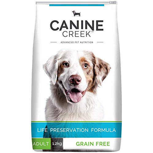 Canine Creek Adult Dry Dog Food, Ultra Premium - 1.2 kg for All Breed Sizes for Dogs Preservative-Free von Canine Creek